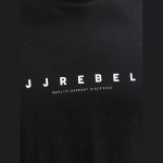 Ανδρική Κοντομάνικη Μπλούζα με Λογότυπο JJ REBEL