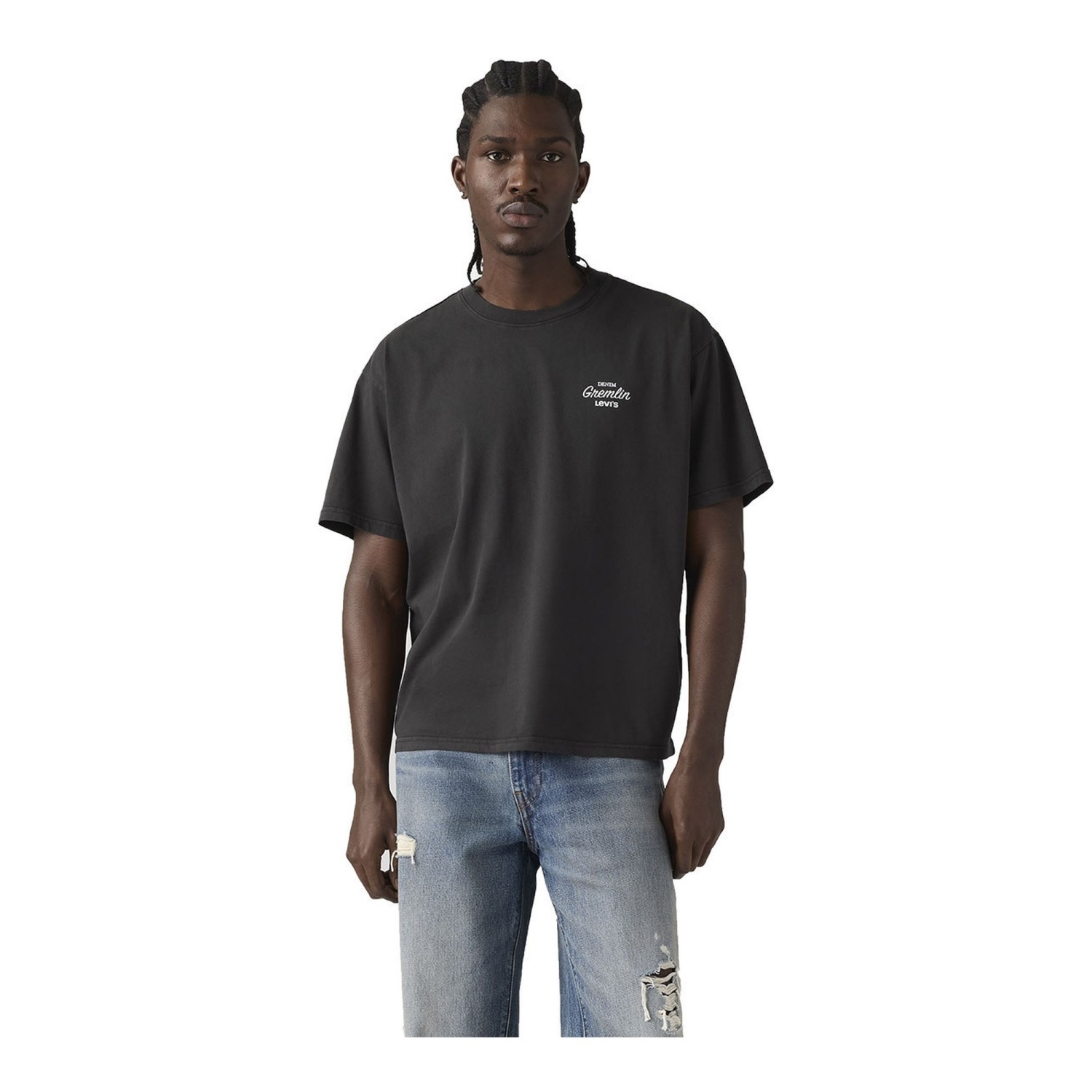 Ανδρική Μπλούζα Κοντομάνικη Oversized LEVIS