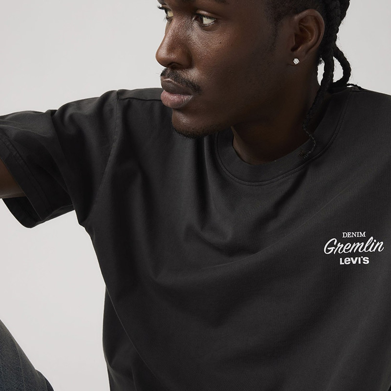 Ανδρική Μπλούζα Κοντομάνικη Oversized LEVIS