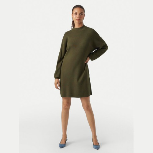 Γυναικείο Πλεκτό Φόρεμα με Ψηλό Γιακά VERO MODA