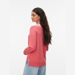 Γυναικεία Πλεκτή Μπλούζα με Λαιμόκοψη V VERO MODA