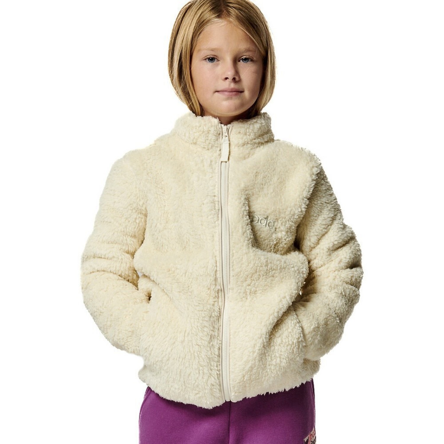 Unisex Fluffy Fleece Ζακέτα με Φερμουάρ BODY ACTION