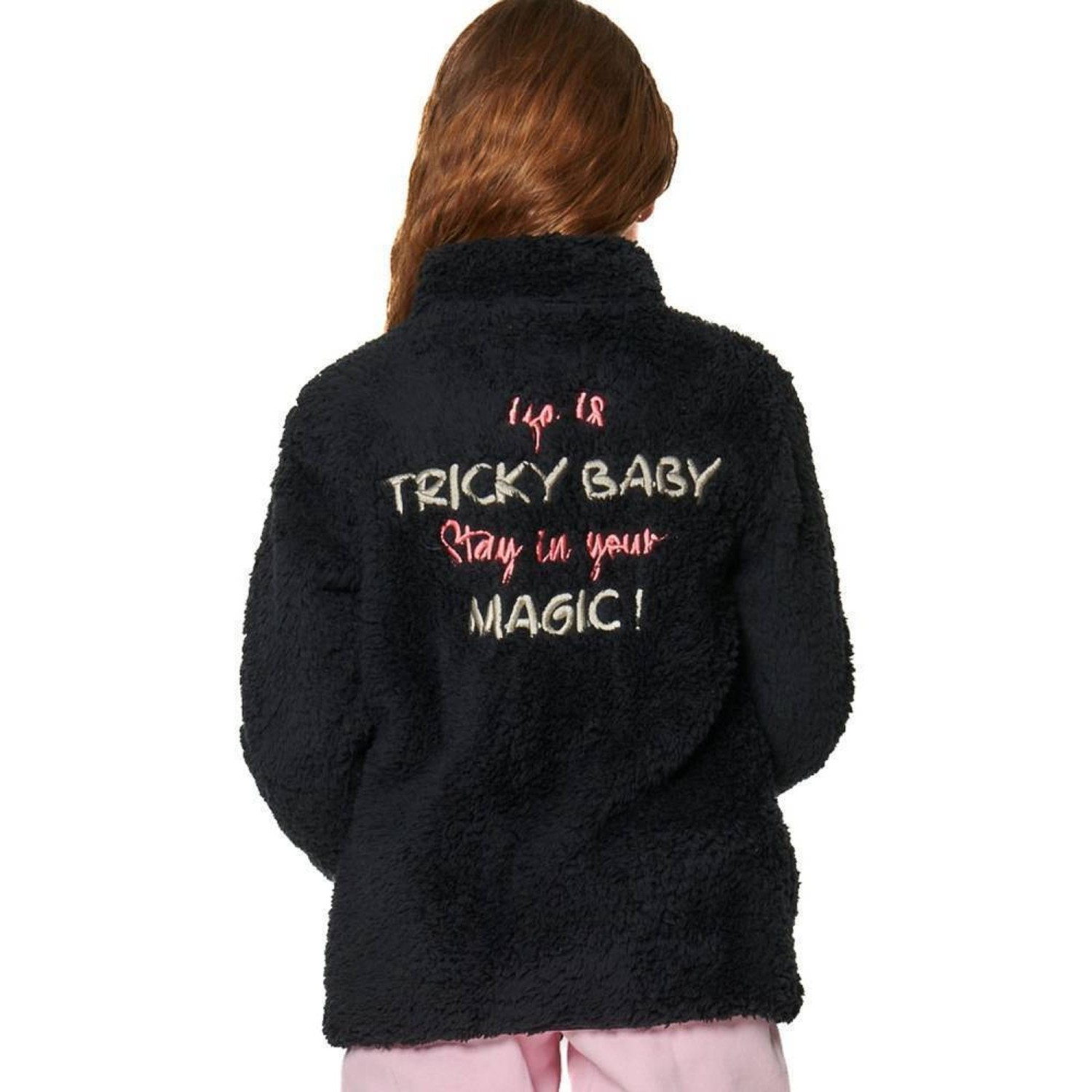 Unisex Fluffy Fleece Ζακέτα με Φερμουάρ BODY ACTION