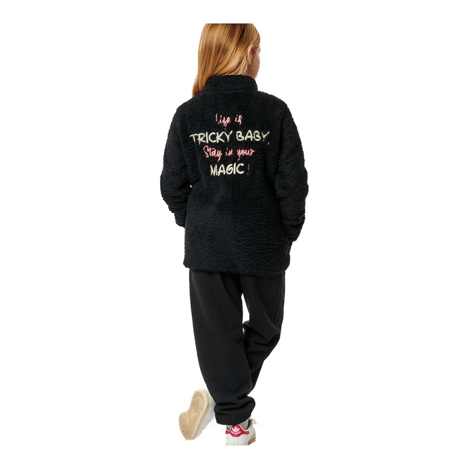 Unisex Fluffy Fleece Ζακέτα με Φερμουάρ BODY ACTION