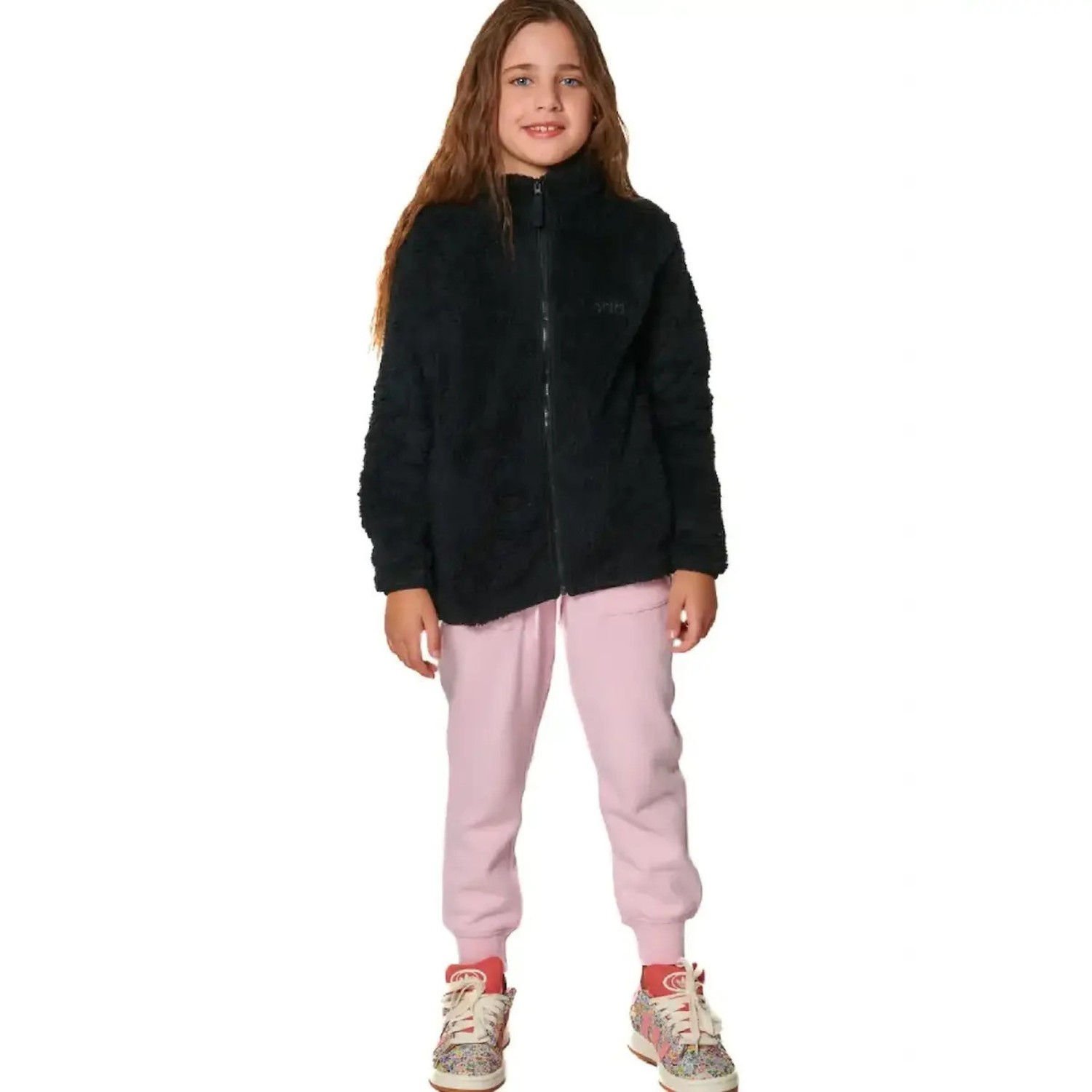 Unisex Fluffy Fleece Ζακέτα με Φερμουάρ BODY ACTION