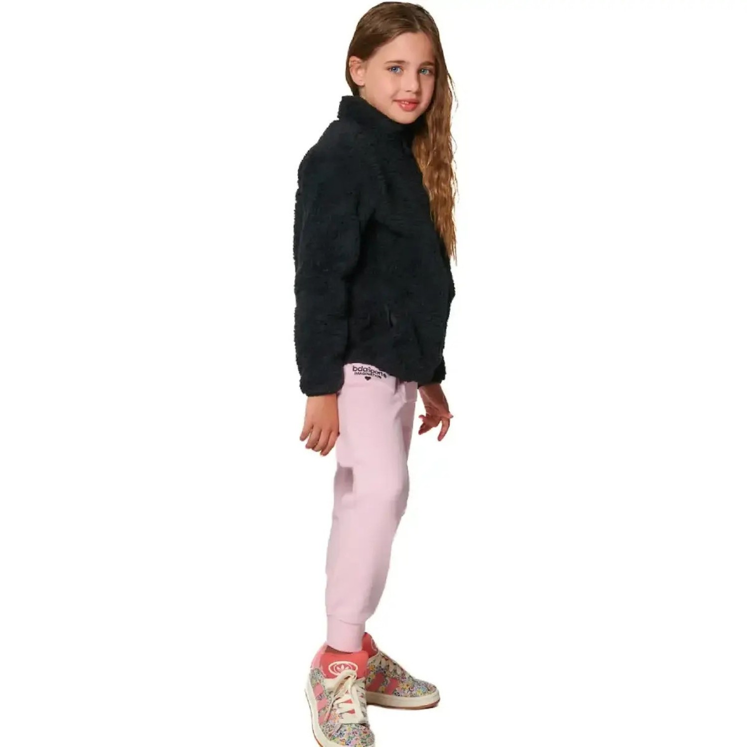 Unisex Fluffy Fleece Ζακέτα με Φερμουάρ BODY ACTION