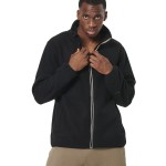 Unisex Fleece Ζακέτα με Φερμουάρ και Κουκούλα BODY ACTION Unisex Fleece Ζακέτα με Φερμουάρ και Κουκούλα BODY ACTION