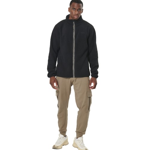 Unisex Fleece Ζακέτα με Φερμουάρ και Κουκούλα BODY ACTION