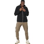 Unisex Fleece Ζακέτα με Φερμουάρ και Κουκούλα BODY ACTION Unisex Fleece Ζακέτα με Φερμουάρ και Κουκούλα BODY ACTION