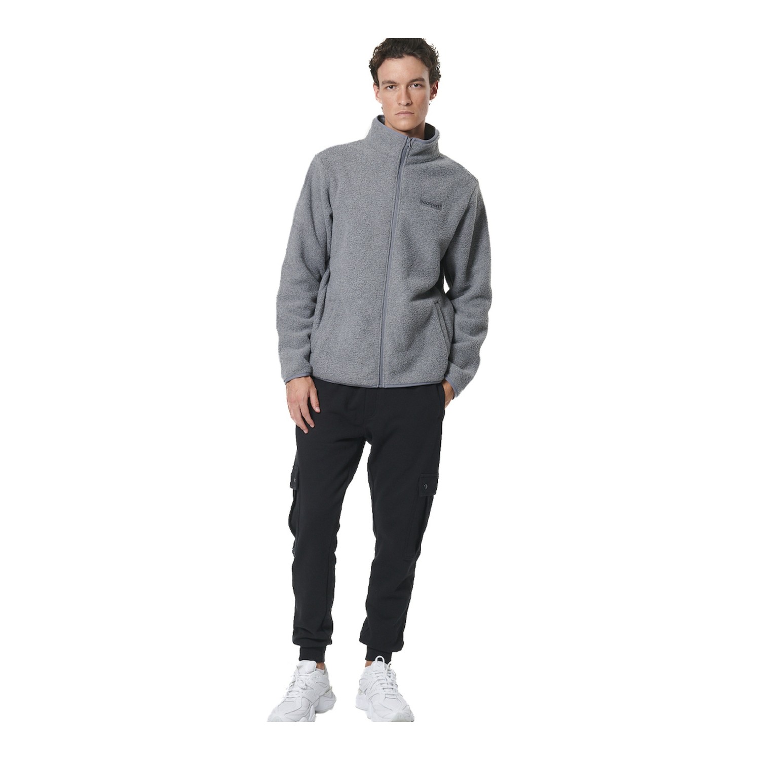 Unisex Ζακέτα Fleece Sherpa με Φερμουάρ BODY ACTION