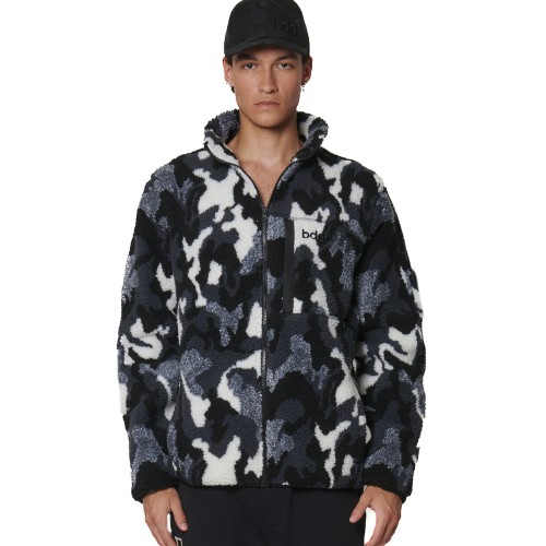Unisex Sherpa Fleece Μπουφάν με Print BODY ACTION