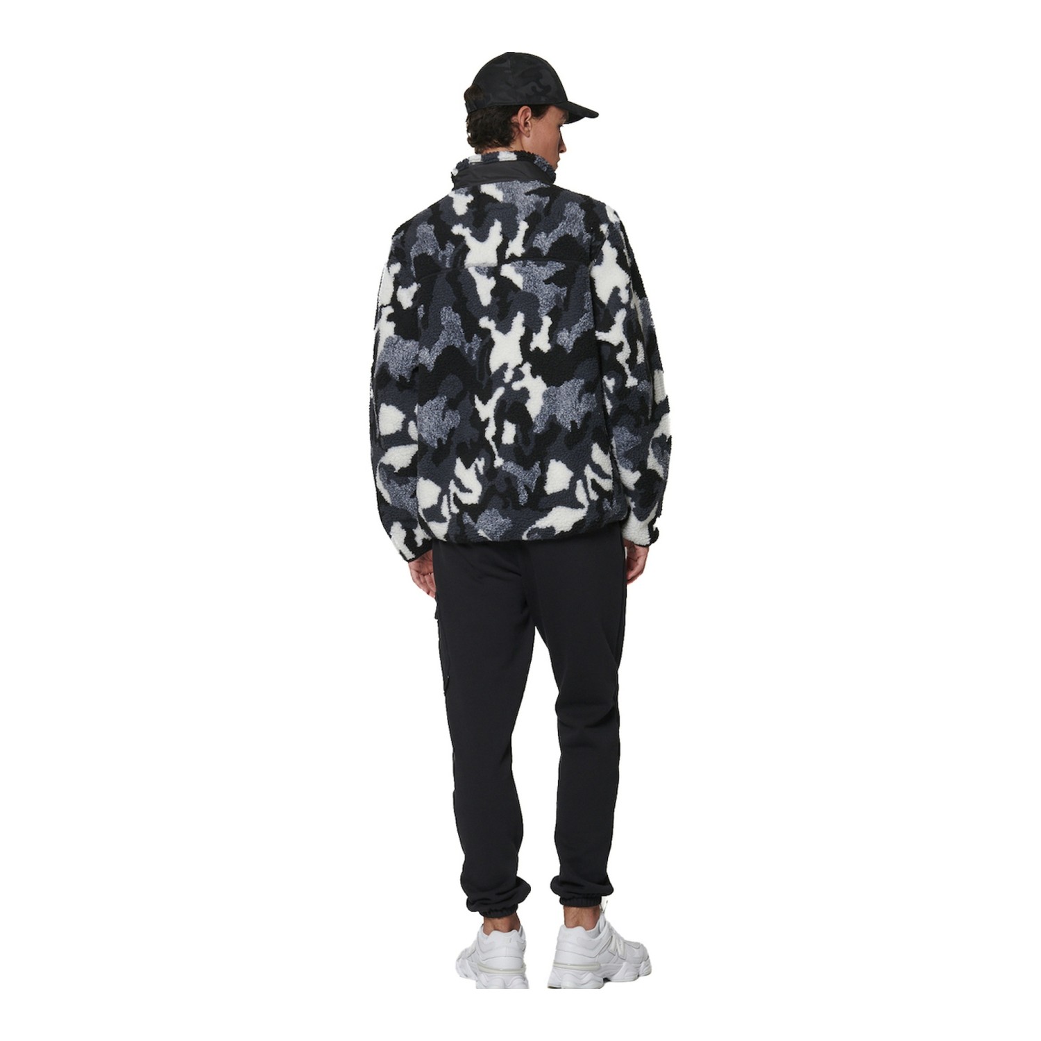 Unisex Sherpa Fleece Μπουφάν με Print BODY ACTION