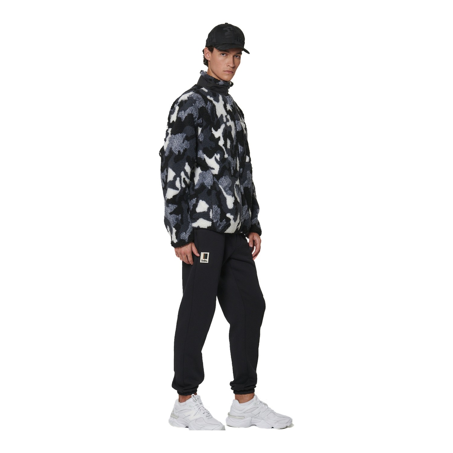 Unisex Sherpa Fleece Μπουφάν με Print BODY ACTION