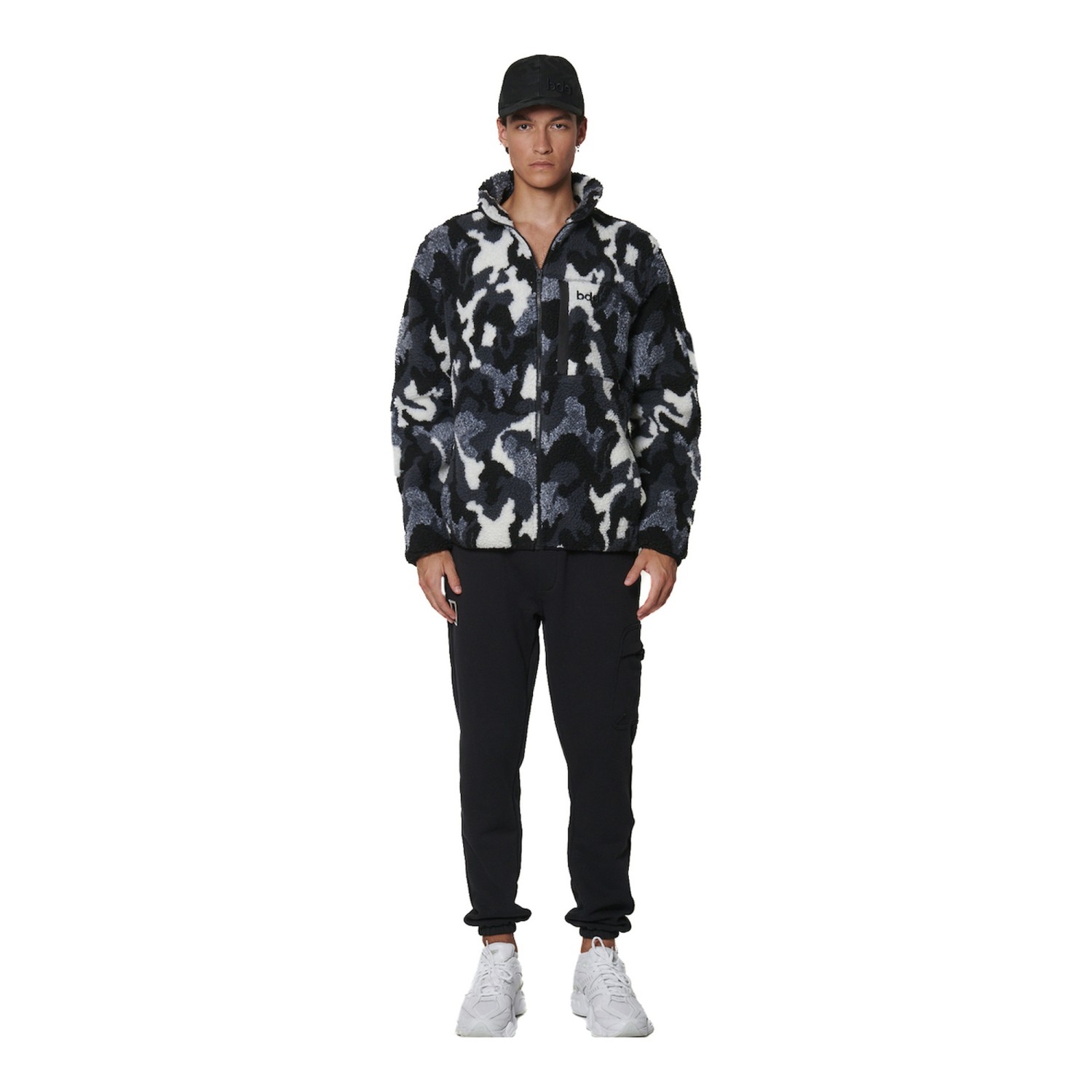 Unisex Sherpa Fleece Μπουφάν με Print BODY ACTION