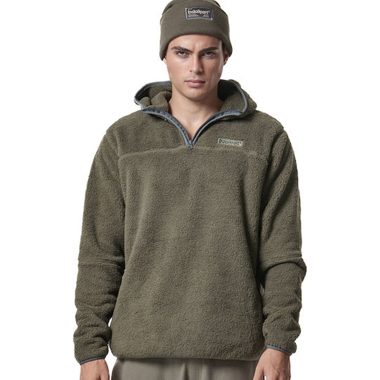 Unisex Ριπ Πλεκτός Σκούφος με Ανάποδη Τσέπη BODY ACTION Unisex Ριπ Πλεκτός Σκούφος με Ανάποδη Τσέπη BODY ACTION