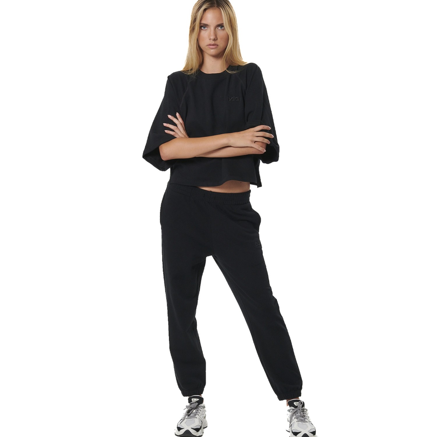 Unisex Oversized Φούτερ Κοντομάνικο BODY ACTION