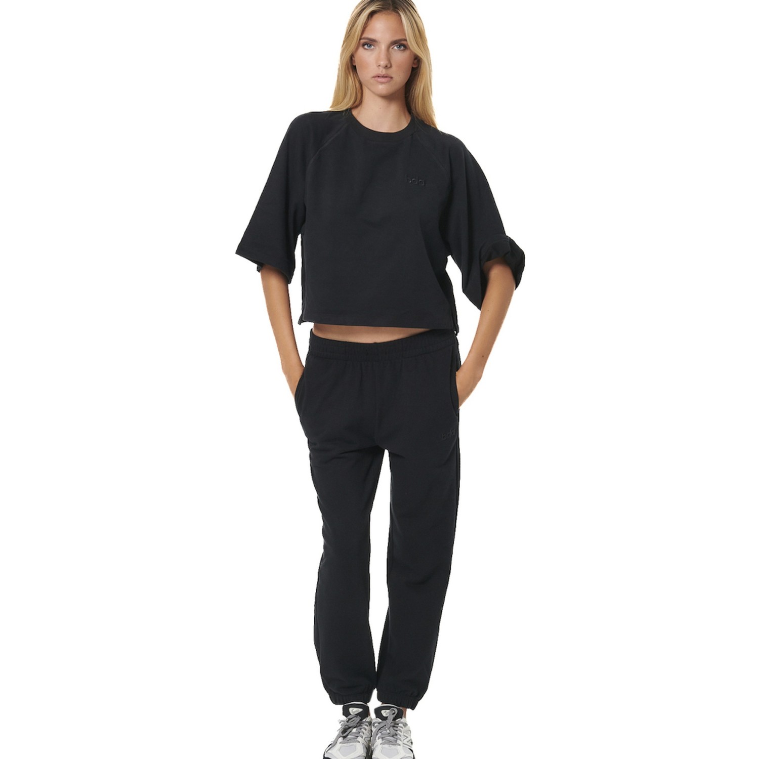 Unisex Oversized Φούτερ Κοντομάνικο BODY ACTION