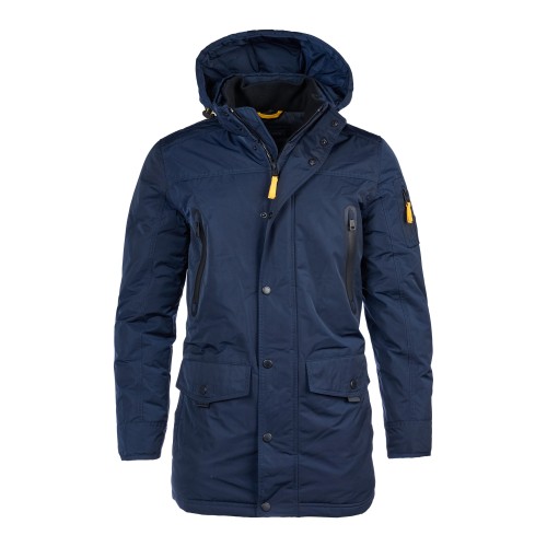 Unisex Τζάκετ με Κουκούλα και Τσέπες NAVY & GREEN