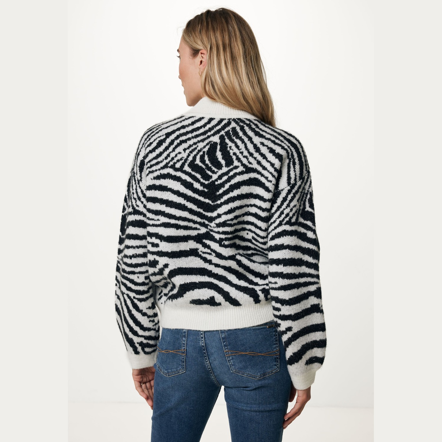 Γυναικείο Πλεκτό Πουλόβερ με Animal Print MEXX