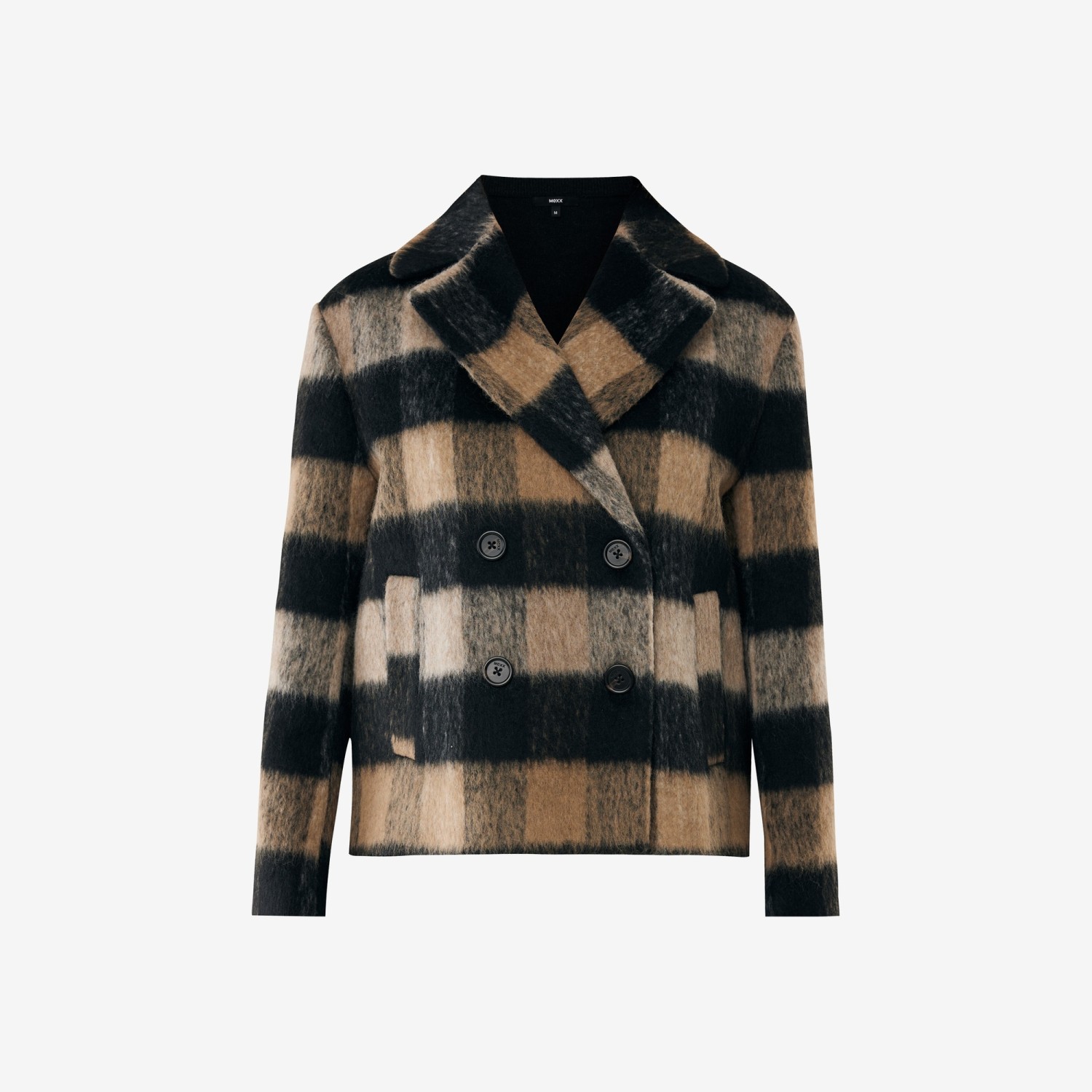 Γυναικείο Καρό Παλτό Peacoat MEXX