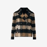 Γυναικείο Καρό Παλτό Peacoat MEXX