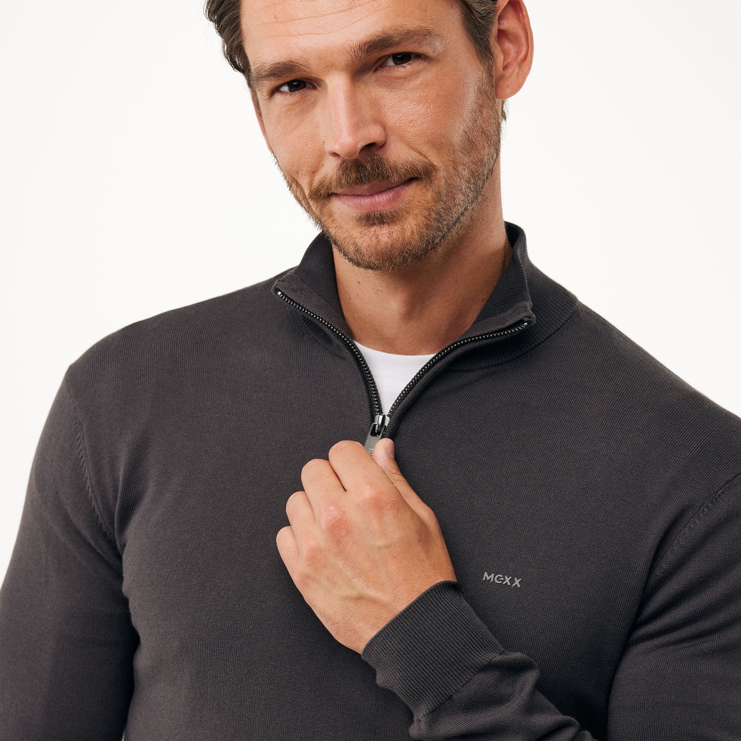 Ανδρικό Πλεκτό Πουλόβερ Half Zip EVEREST MEXX Ανδρικό Πλεκτό Πουλόβερ Half Zip EVEREST MEXX