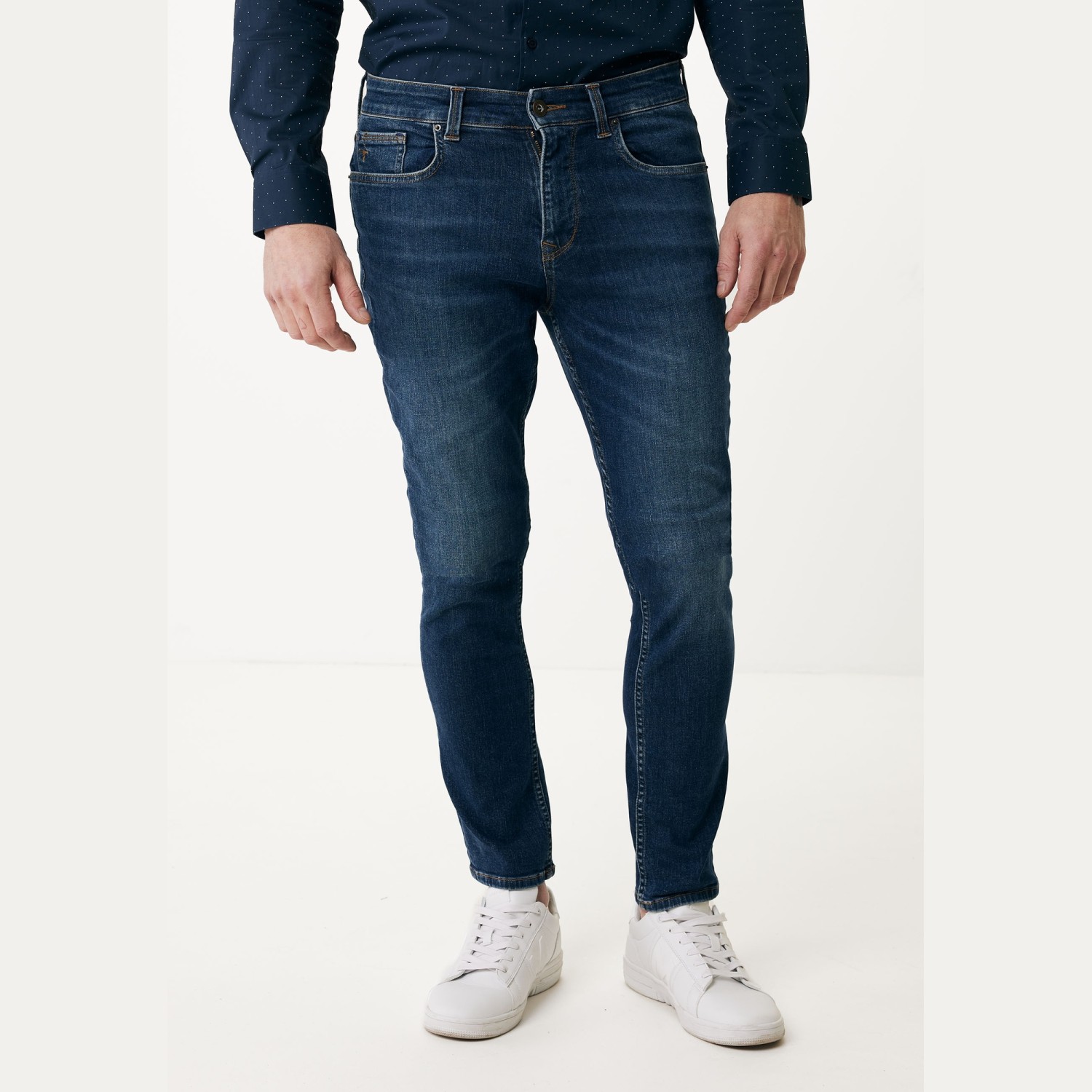 Ανδρικό Τζιν Παντελόνι Slim Fit Logan MEXX
