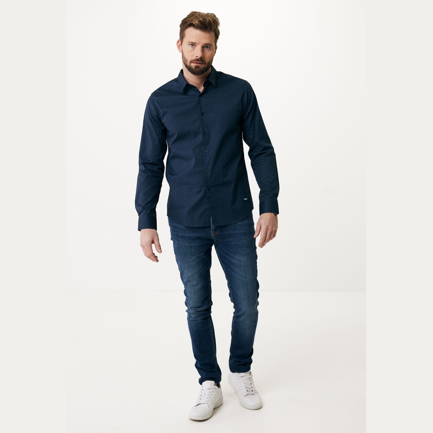 Ανδρικό Τζιν Παντελόνι Slim Fit Logan MEXX