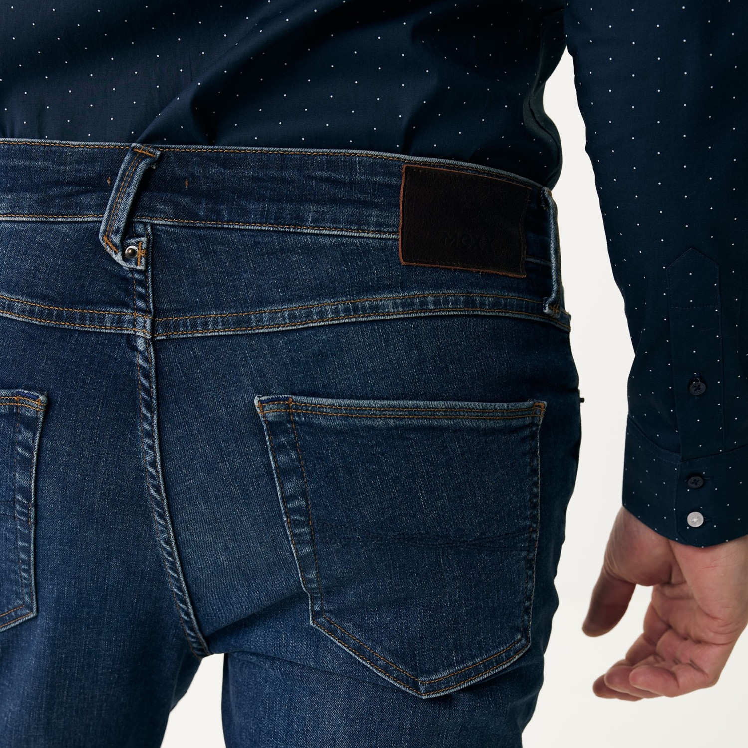 Ανδρικό Τζιν Παντελόνι Slim Fit Logan MEXX