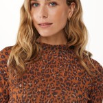 Γυναικεία Μακρυμάνικη Μπλούζα με Animal Print MEXX