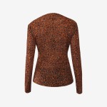 Γυναικεία Μακρυμάνικη Μπλούζα με Animal Print MEXX