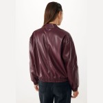 Γυναικείο Bomber Jacket από Συνθετικό Δέρμα MEXX