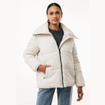 Γυναικείο Κοντό Puffer Μπουφάν με Ψηλό Γιακά MEXX