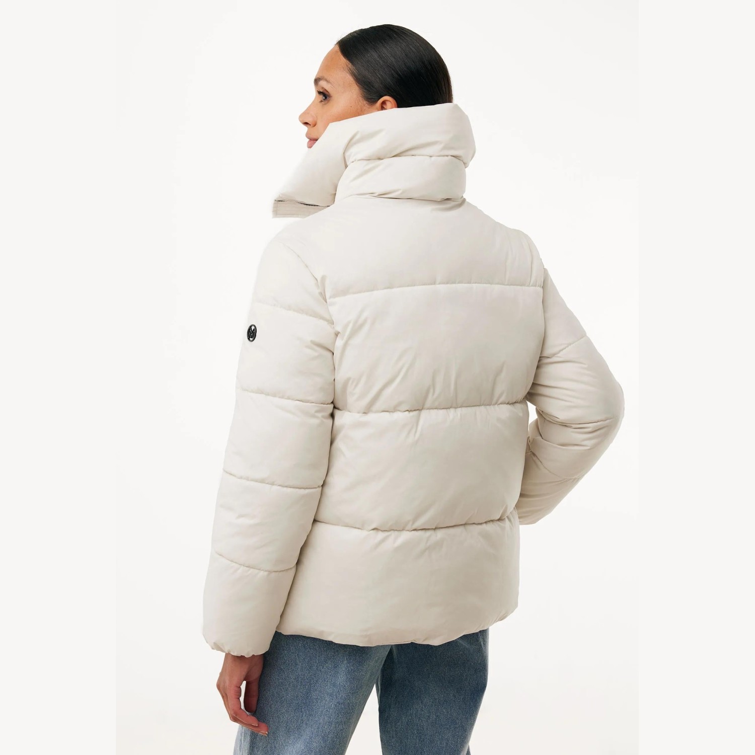 Γυναικείο Κοντό Puffer Μπουφάν με Ψηλό Γιακά MEXX