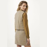 Γυναικείο Αμάνικο Τοπ Tweed με Κουμπιά MEXX