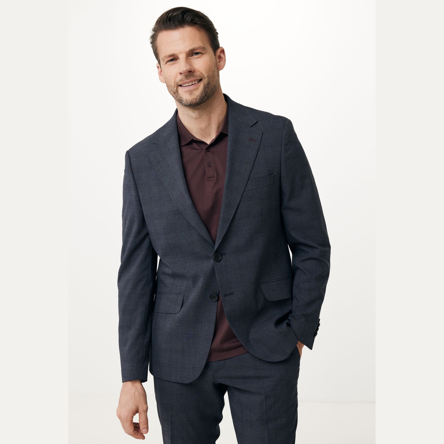 Ανδρικό Καρό Σακάκι Slim Fit MEXX Ανδρικό Καρό Σακάκι Slim Fit MEXX