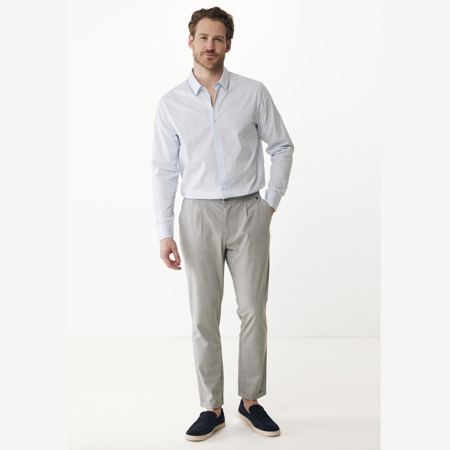 Ανδρικό Smart Παντελόνι Tapered Fit MEXX