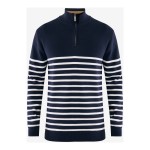 Ανδρική Ριγέ Μπλούζα Half Zip MEXX
