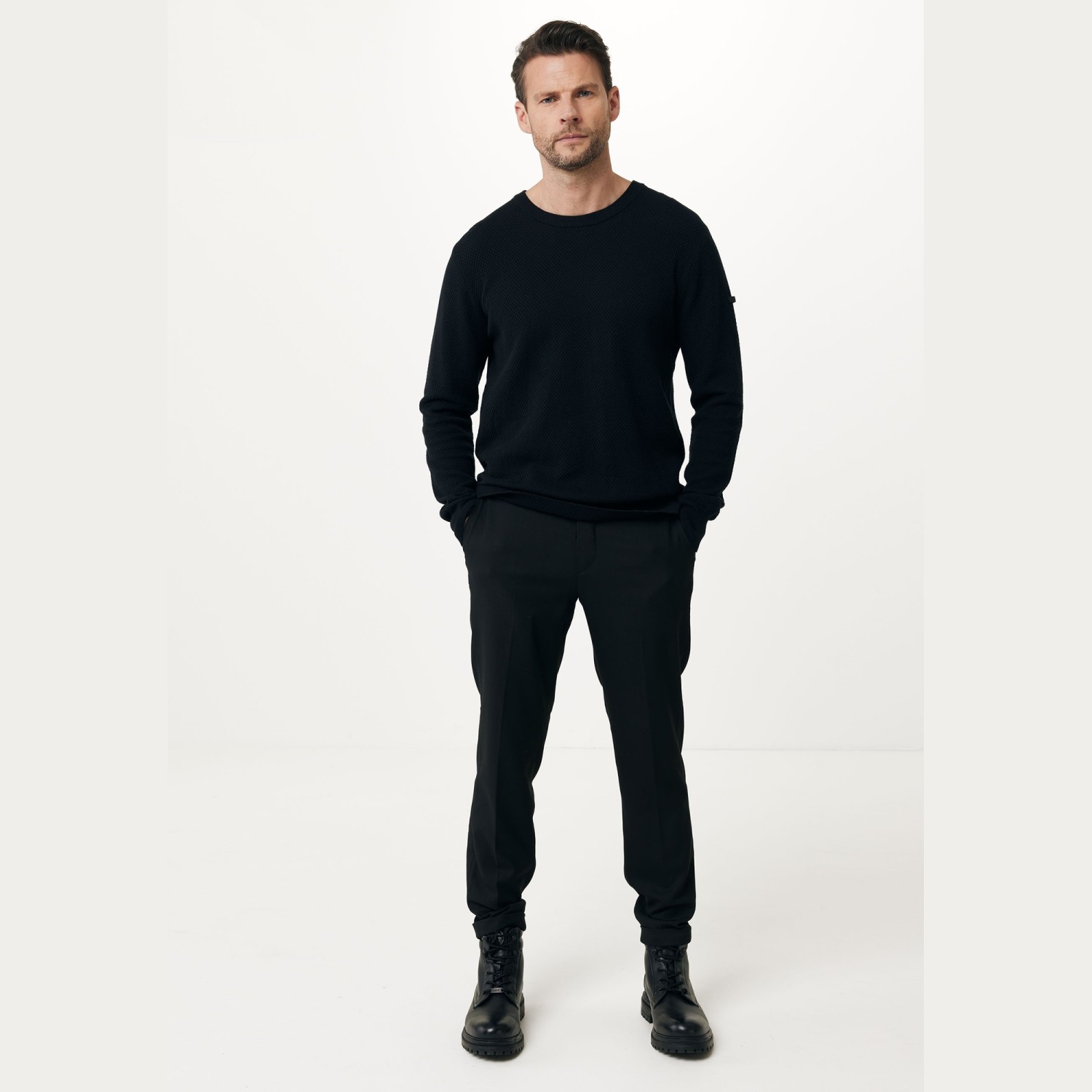 Ανδρικό Παντελόνι Smart Casual με Τσάκιση MEXX
