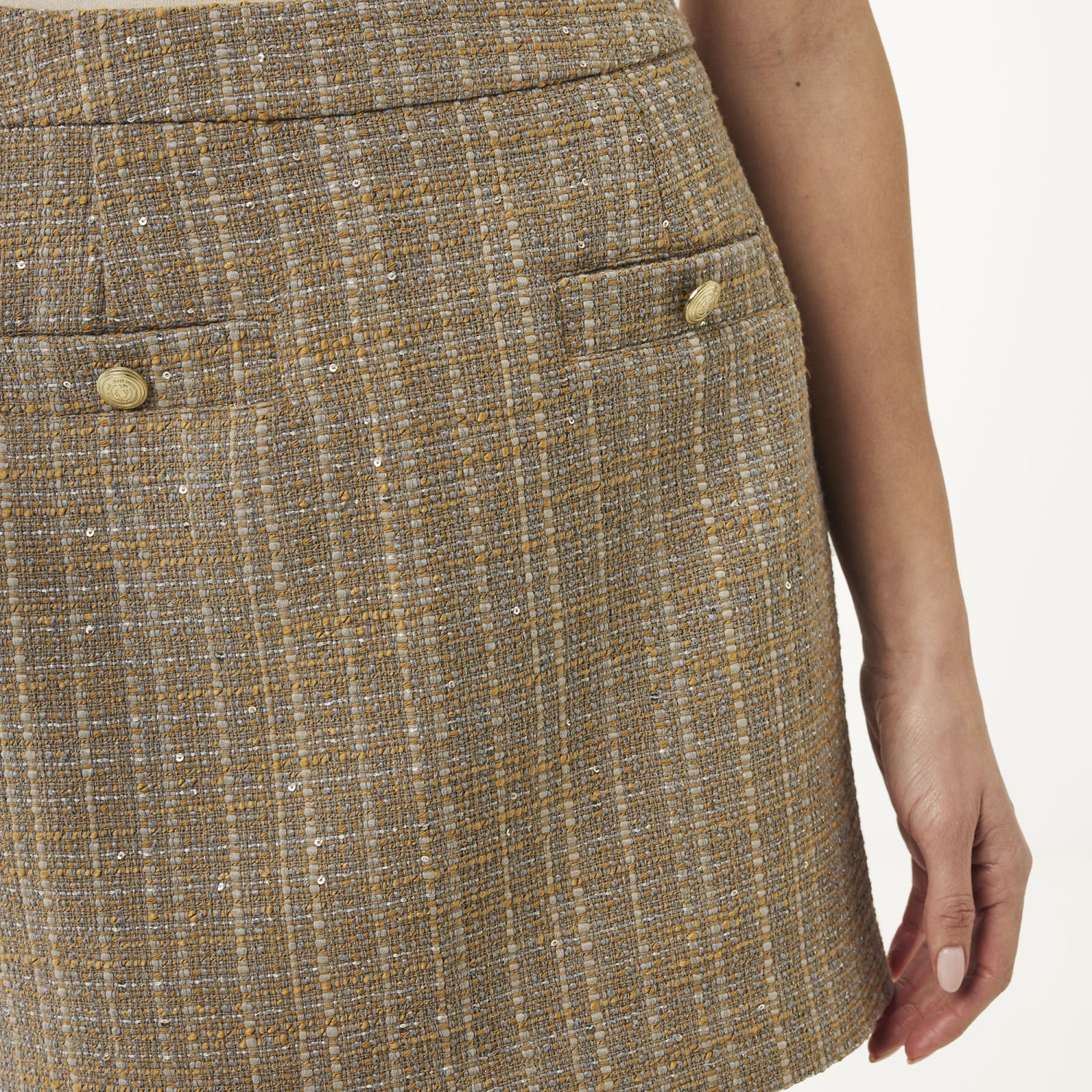 Γυναικεία Φούστα Tweed με Τσέπες MEXX