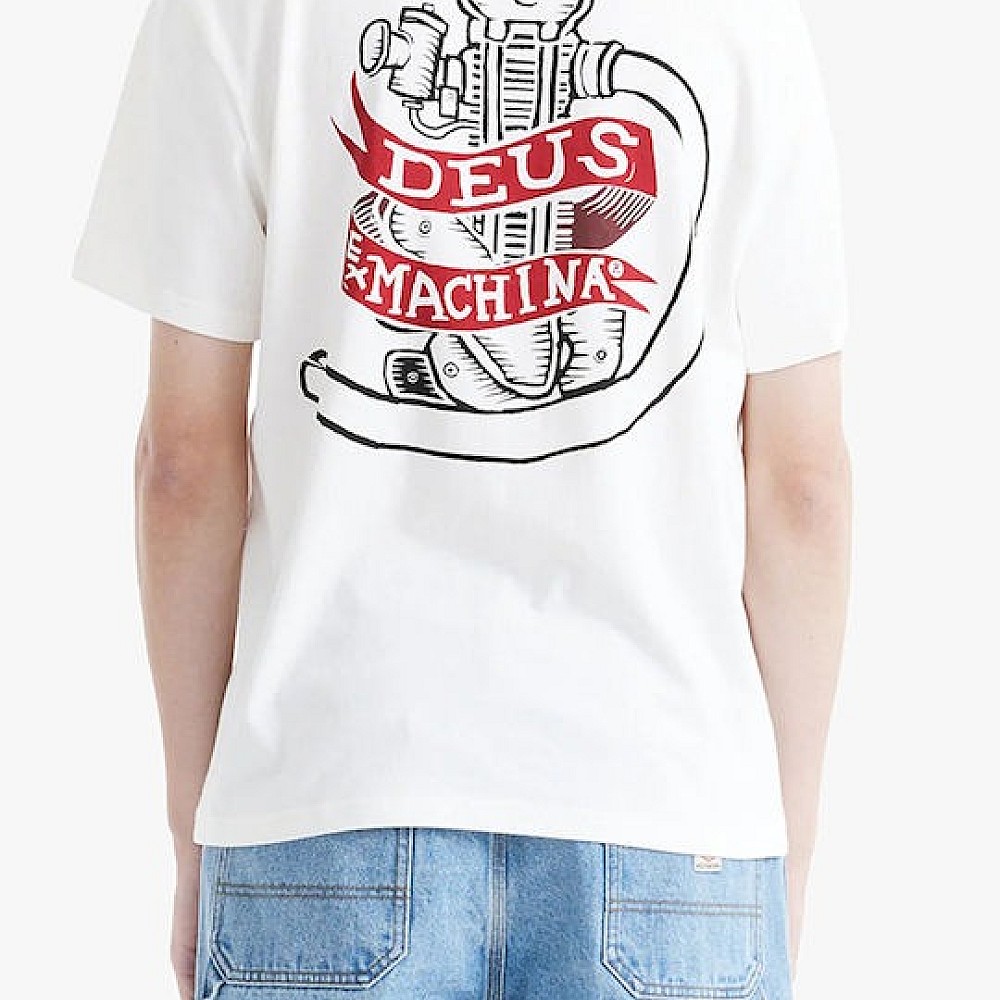 Ανδρική Κοντομάνικη Μπλούζα με Τύπωμα DEUS EX MACHINA