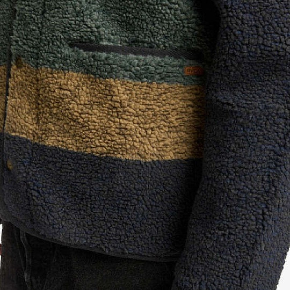 Ανδρική Ζακέτα Fleece με Κουμπιά Πίεσης RVCA