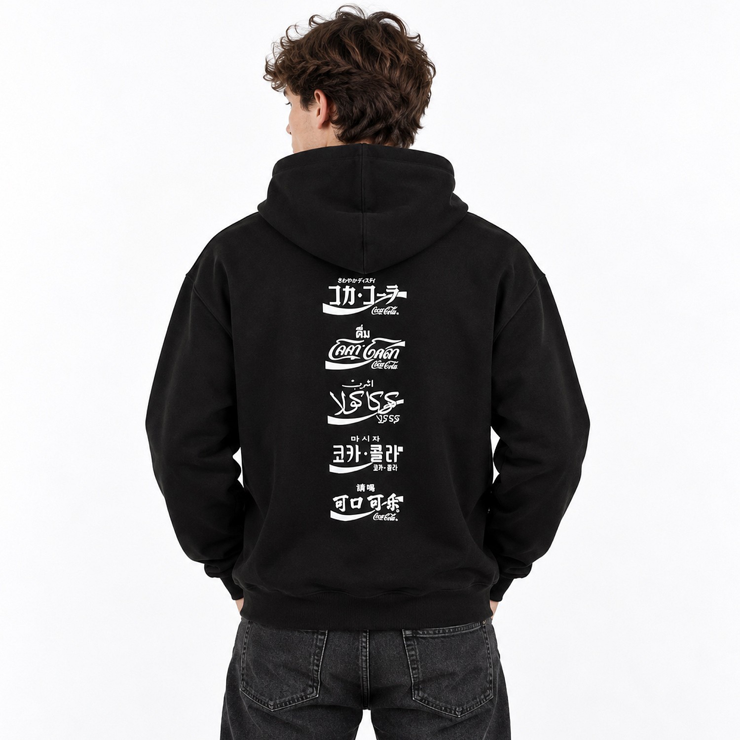 Ανδρικό Φούτερ με Κουκούλα και Τύπωμα Coca-Cola ANTONY MORATO