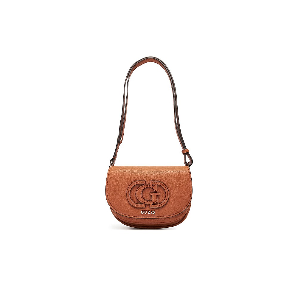 Γυναικεία Μίνι Τσάντα Χιαστί με Καπάκι GUESS Calebra