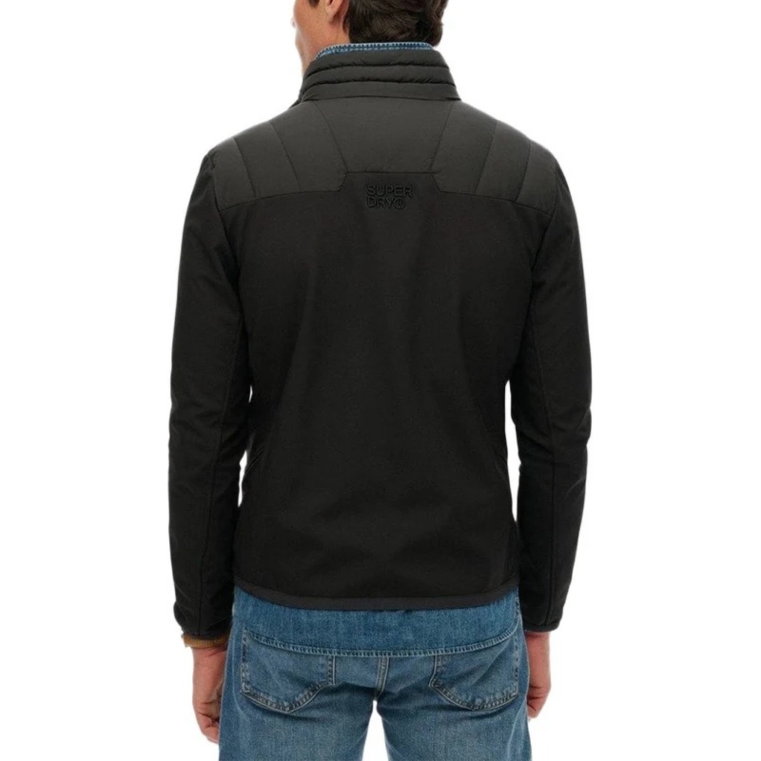 Ανδρικό Μπουφάν Καπιτονέ με Κουμπιά Softshell SUPERDRY