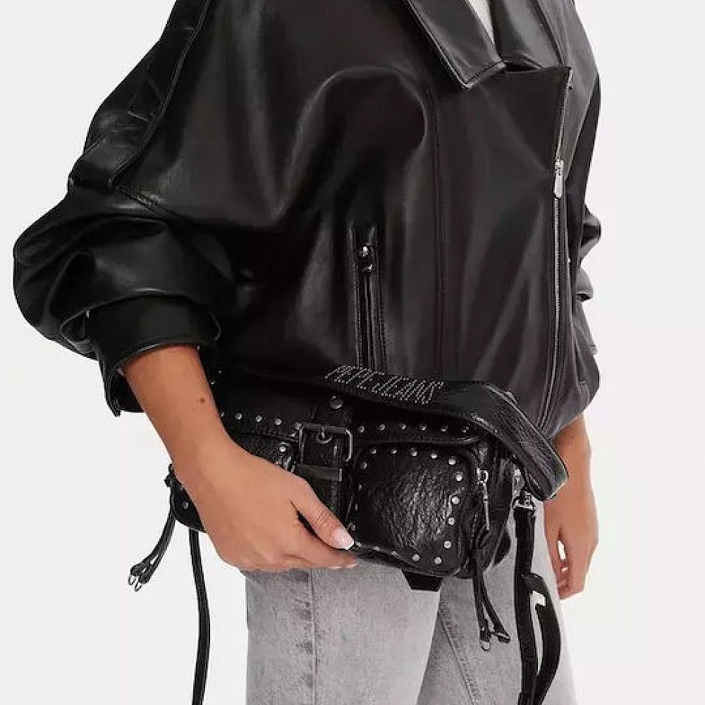 Γυναικεία Τσάντα Ώμου με Καρφιά Sally Moon PEPE JEANS