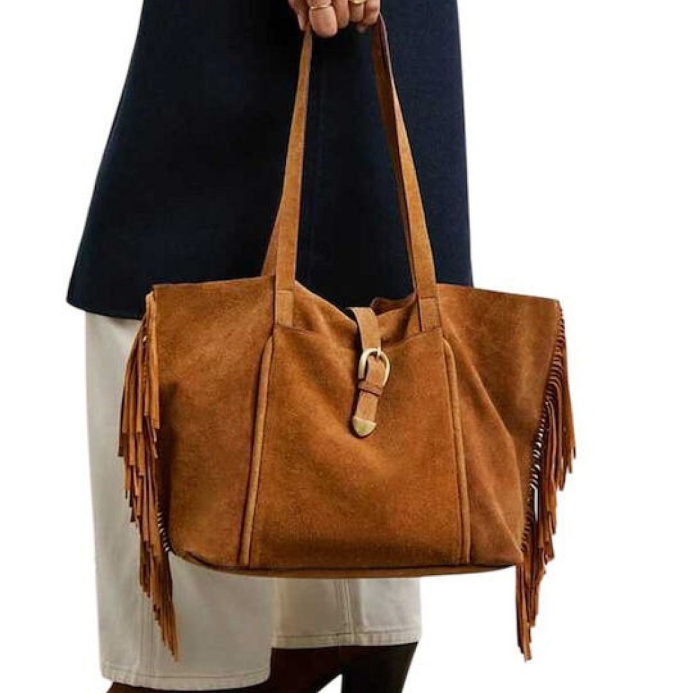 Γυναικεία Τσάντα Ώμου με Κρόσσια Effie Soho PEPE JEANS