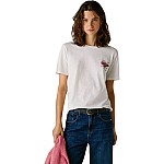 Γυναικεία Κοντομάνικη Μπλούζα με Τύπωμα PEPE JEANS