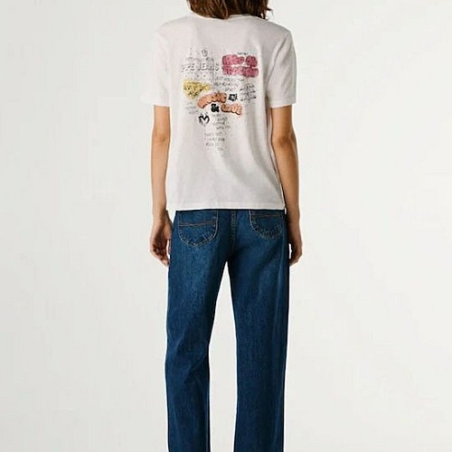 Γυναικεία Κοντομάνικη Μπλούζα με Τύπωμα PEPE JEANS
