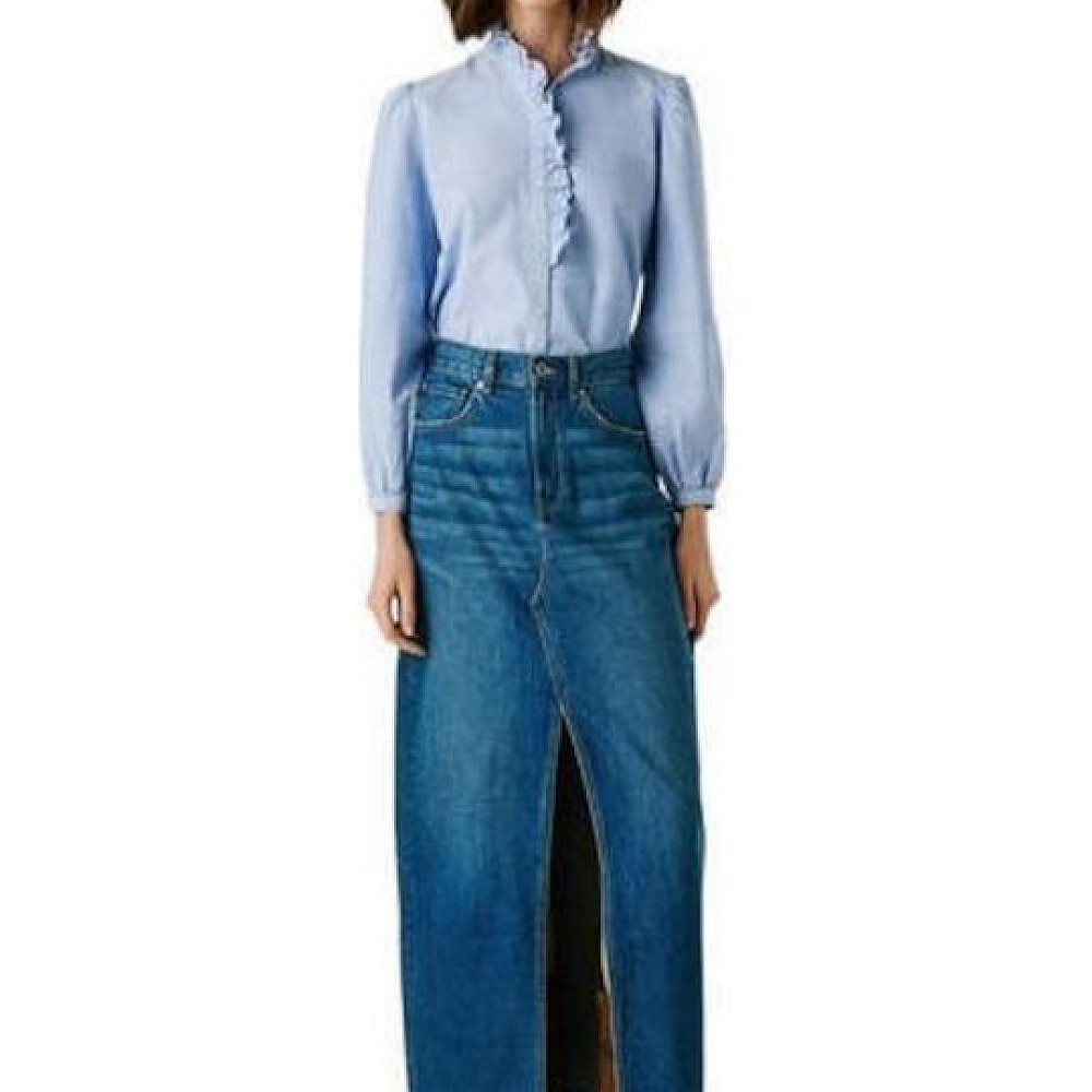 Γυναικεία Τζιν Φούστα Maxi με Σκίσιμο PEPE JEANS